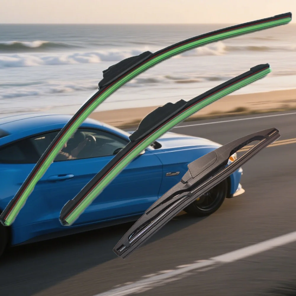 

Silicone Front & Rear Wiper Set For Toyota C-HR CHR 2016 - 2023 2017 2018 coated windshield wiper blade 26"+16"+14"