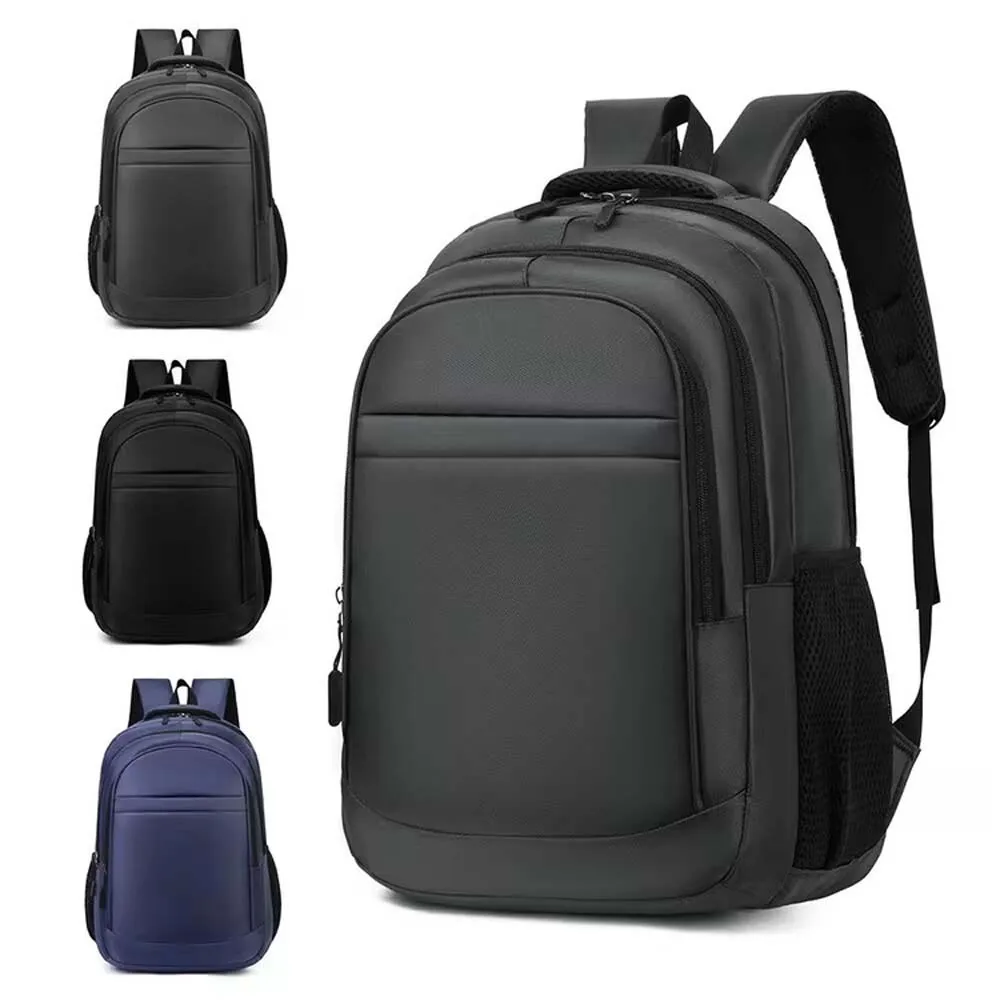 Oxford Cloth Waterproof Men's Backpack Large Capacity Korean Style Outdoor Portable School Bag Minimalist Anti-Splash Water