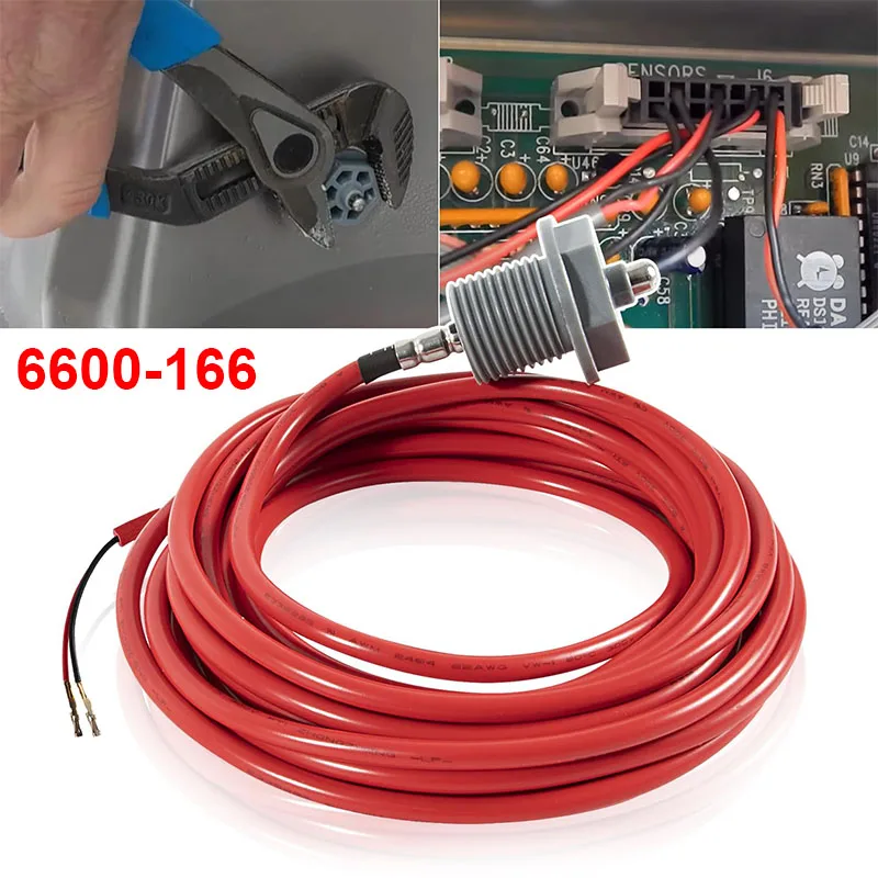 6600-166 Temperature Sensor Replacement with Curled Finger Connectors, Fit for Sundance Spas and Jacuzzi Hot Tubs