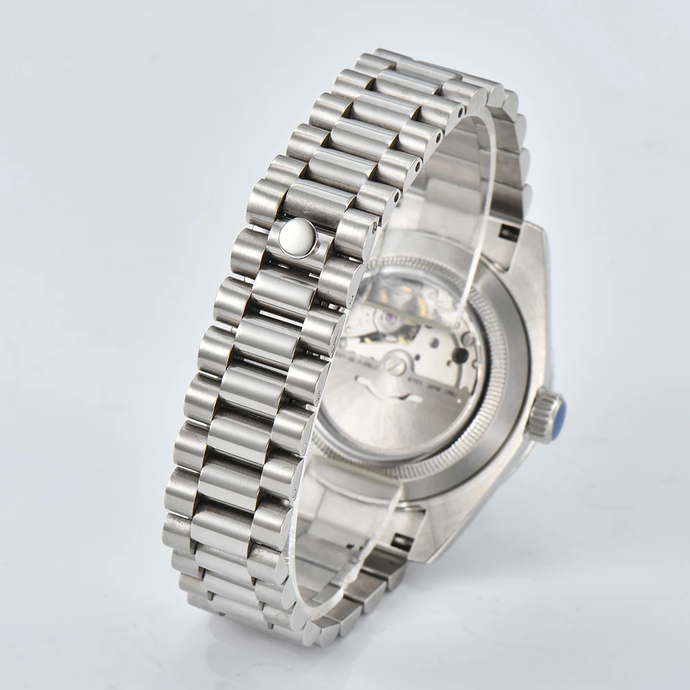 8285 watch watches for men automatic movement mechanical watches Stainless Steel Sapphire Glass Case Waterproof Watch mens watch