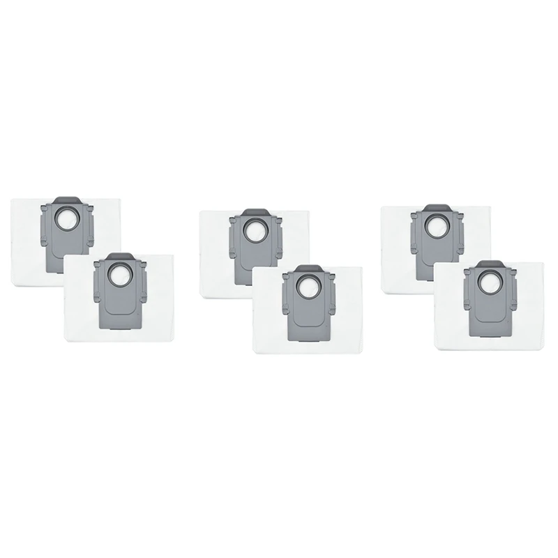 Confezione da 6 sacchetti per la polvere per Roborock S8 Pro Ultra, S8+,S7 Maxv Ultra/Max Ultra Robot aspirapolvere 2.5L Sacchetti per aspirapolvere Parti di ricambio