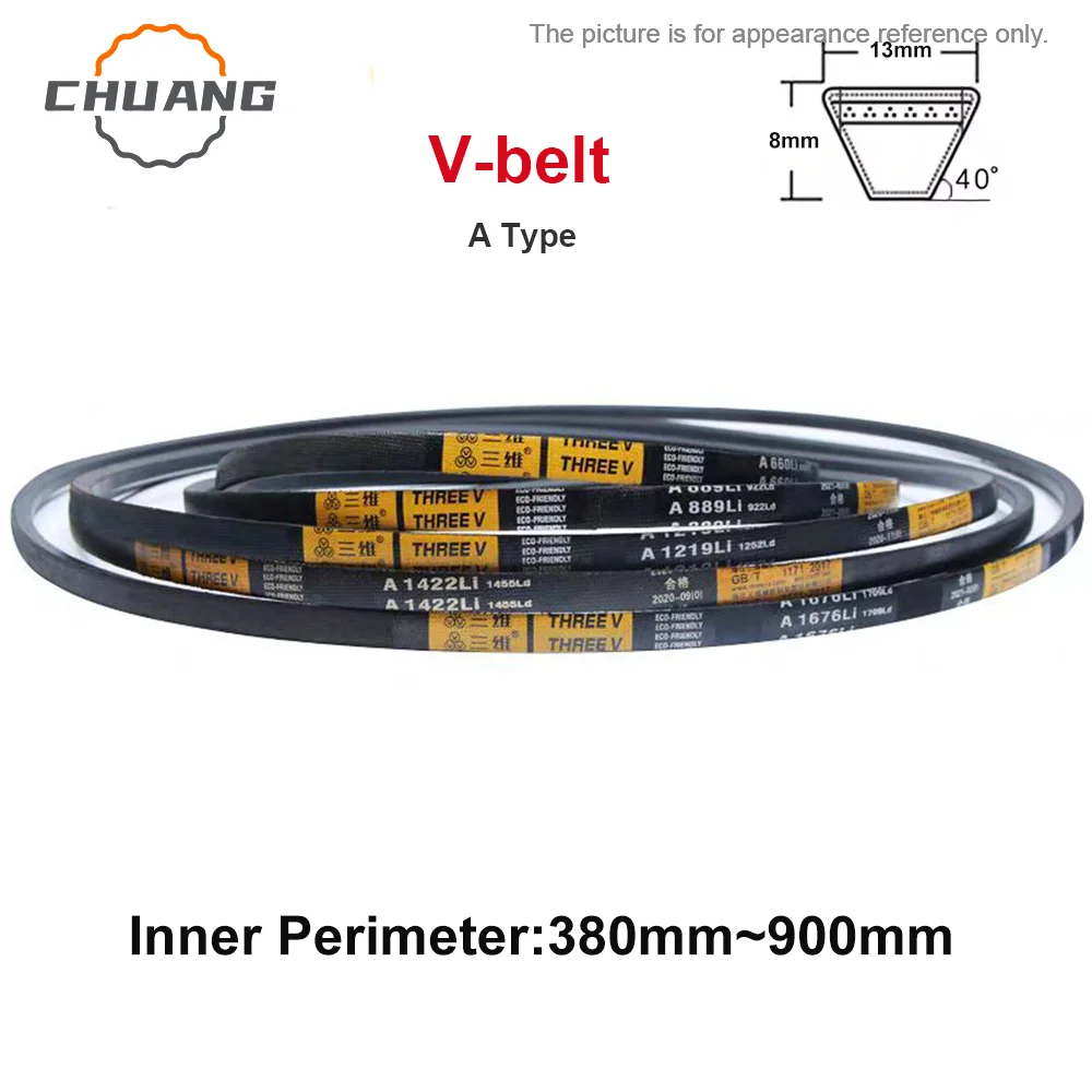 

V-Belt A Type lnner perimeter:380mm~900mm Imperial Rubber Drive Industrial Agricultural Equipment Transmission V Belt