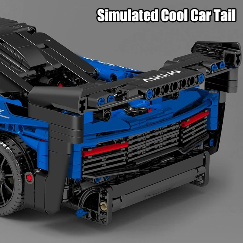 1404PCS McLarened Senna GTR 42123 Technical Car Building Blocks Speed Racing Vehicle Bricks Construction Toys For Kids Gifts