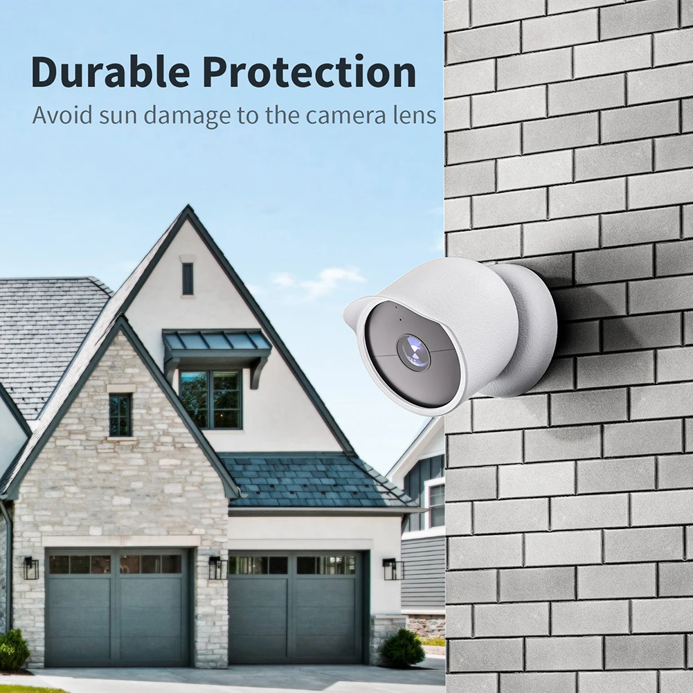 Silicone Cover Camera Cover Waterproof Camera Sleeve for Google Nest Cam Outdoor Or Indoor (Battery) for Nest Cam Battery Camera