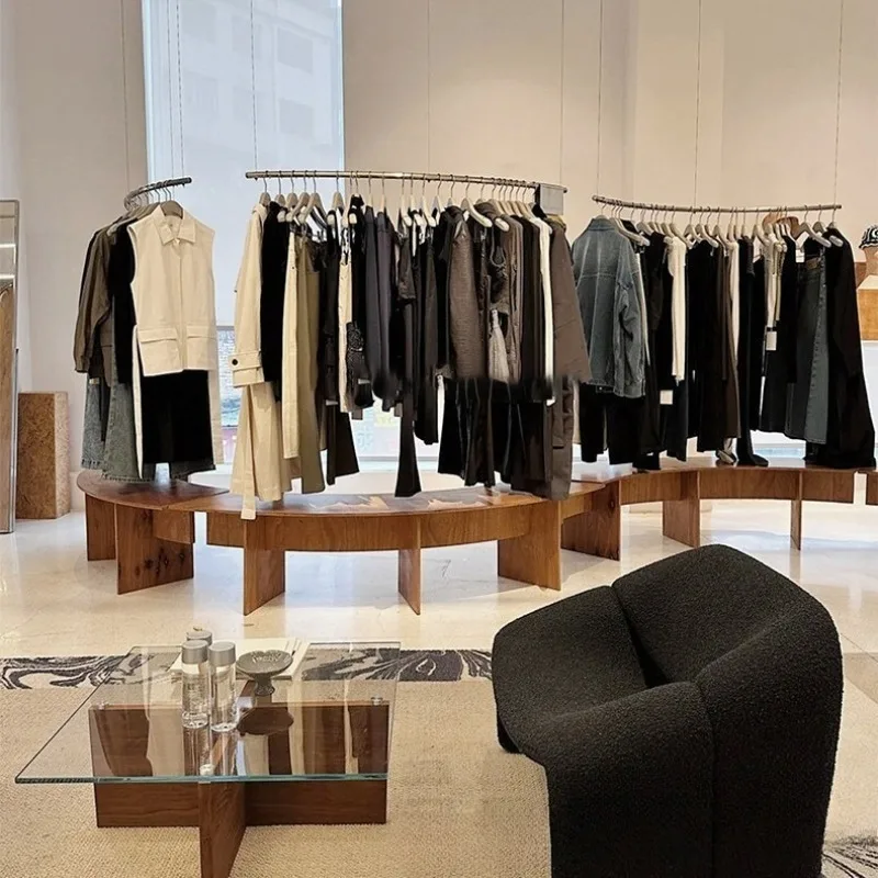 Women's clothing store special hanger shopping mall designer original clothing rack shelf customization