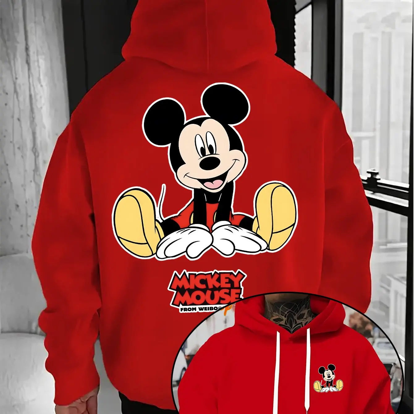 

Мужские толстовки с капюшоном Disney Winnie The Pooh, модная уличная одежда большого размера, толстовки унисекс, осенне-зимние флисовые повседневные универсальные