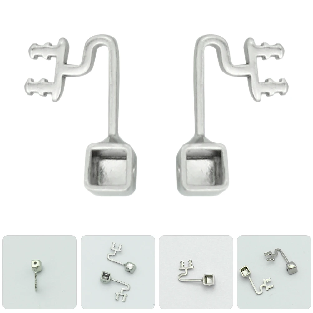 

Nose Pad Bracket 1 Pair Metal Nickel Glasses Nose Pads Arm Eyeglass Parts Repair Replacements Comfort Fit Long Wear