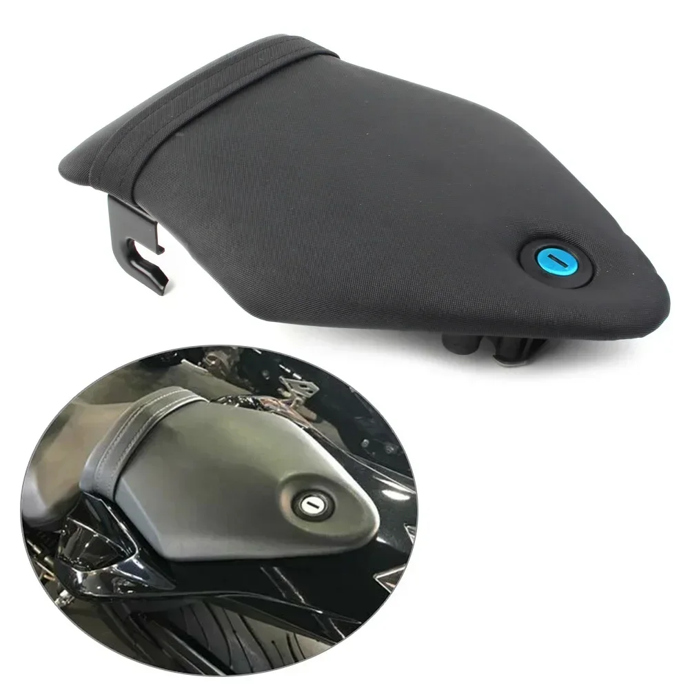 

For BMW S1000 RR S1000RR 2009 2010 2011 2012 2013 2014 2015 2016 2017 Motorcycle Rear Pillion Passenger Seat Leather Cushion Pad