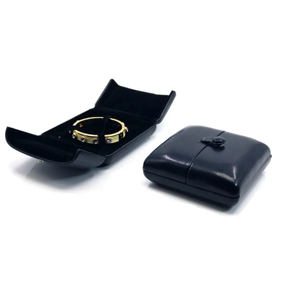 PU Leather Jewelry Packing Bag Rings Necklace Bracelet Earrings Earrings Storage Case Large Capacity Organizer Jewelry Holder