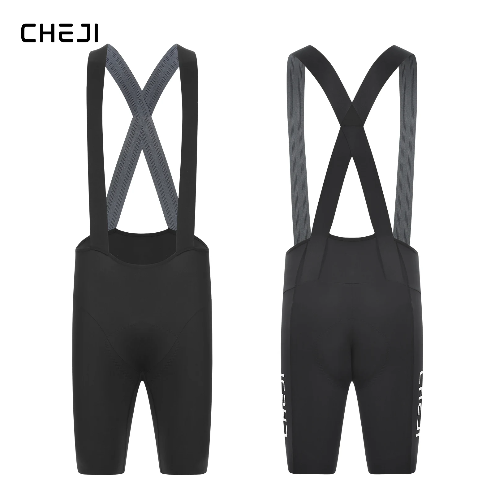 

Cheji Men's Cycling Bib Shorts Seamless Breathable Quick-Drying Comfortable for 6-Hour Riding