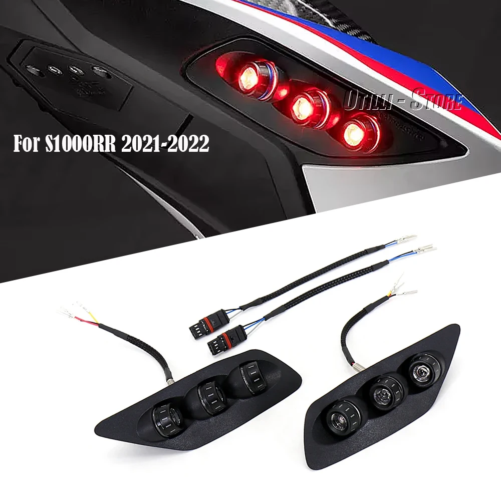 

For BMW S1000RR 2021-2022 New Rear Lights Motorcycle LED Turn Signal Indicators Directional Flasher Light Taillight S1000RR 2020