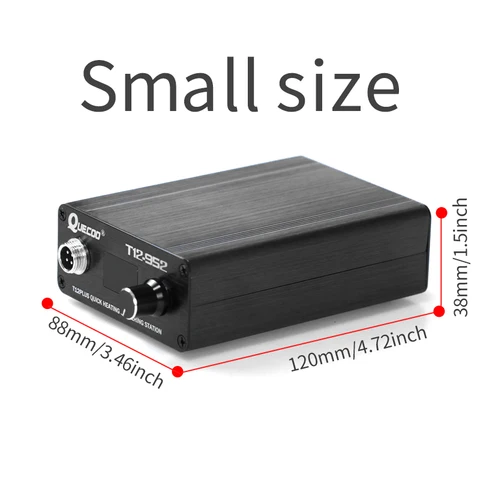 Паяльная станция QUECOO T12-STM32 с цифровым управлением и быстрой нагревом — фото товара