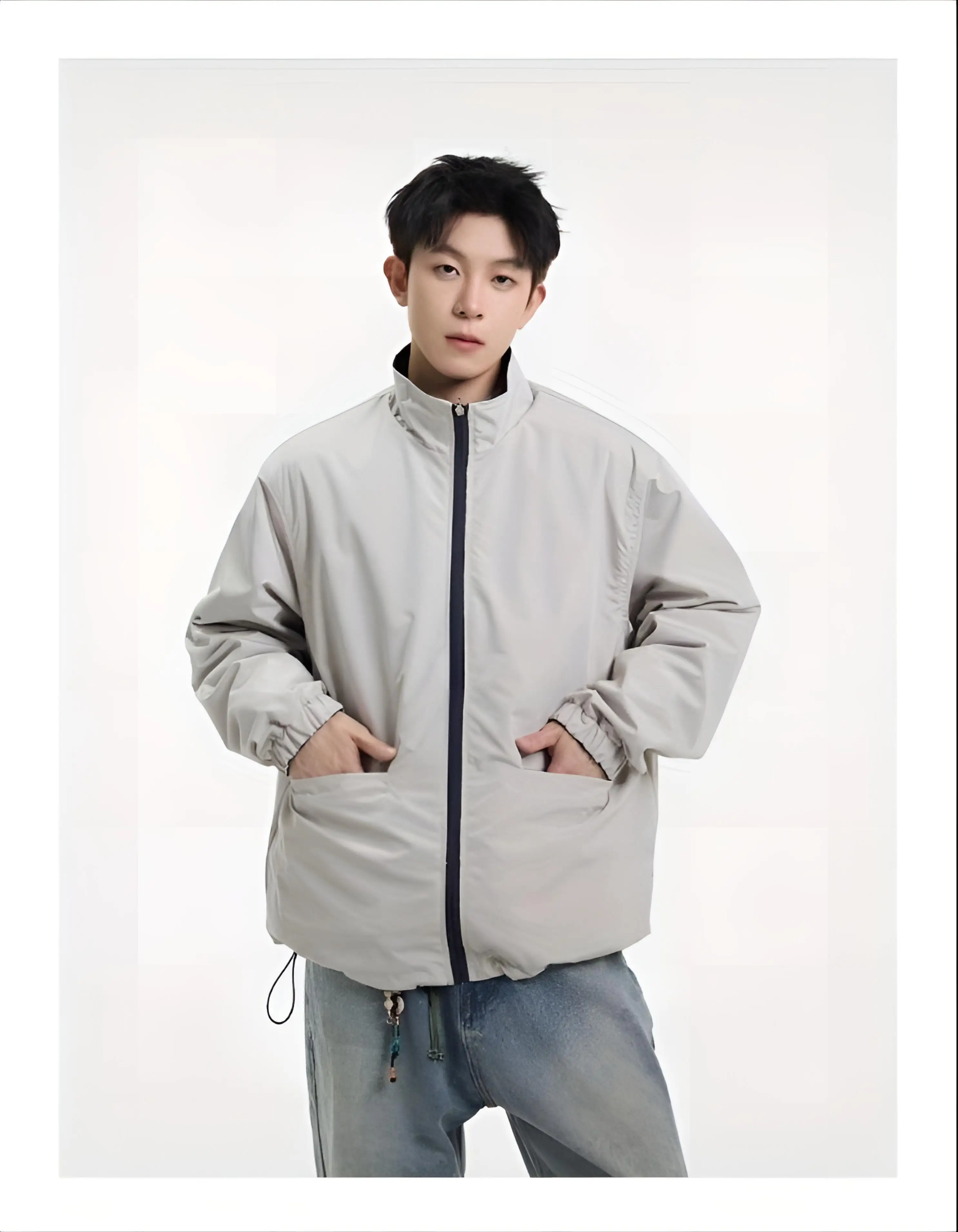 

Mens Jacket Man Zip Up Coats Brands Classic Party Atom Boy Heated Winter Black Premium Stylish Warm Entertainment Waterproof Ins