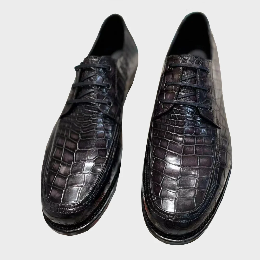 

sanyeshechiping men leisure shoes crocodile shoes men shoes