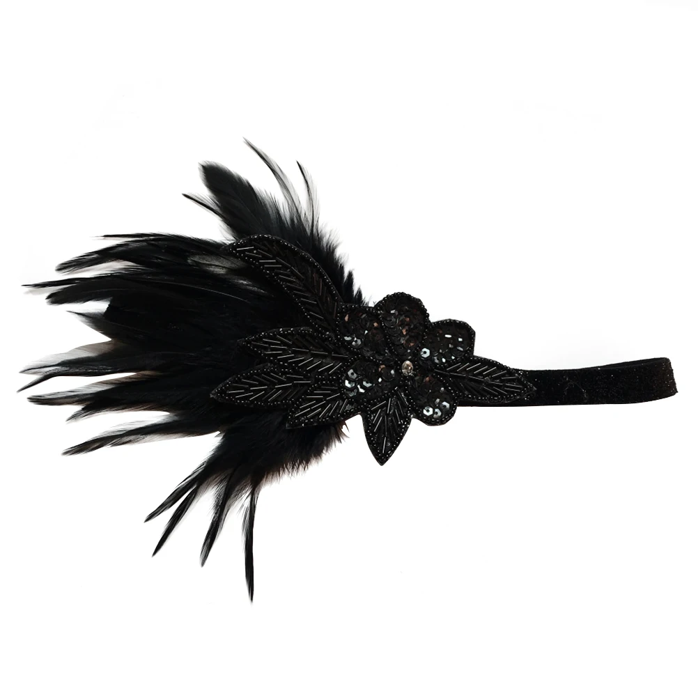 

Headband For Women Beaded Elastic Ribbon One Size Fits Most Hair Accessory Party Wedding Festival