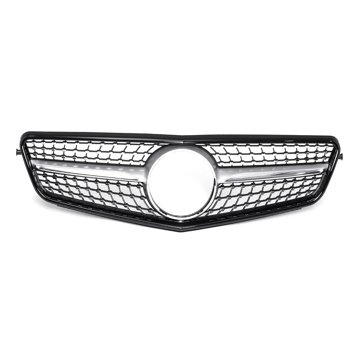 Diamond Style Grille Front Bumper Kidney Grill For Mercedes Benz C-Class W204 C180 C200 C300 2008-2014 Car Styling