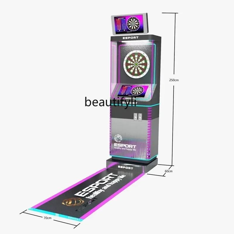 A49 Global Networked Dart Machine Computer Target Plate Coin Tank Dart Machine