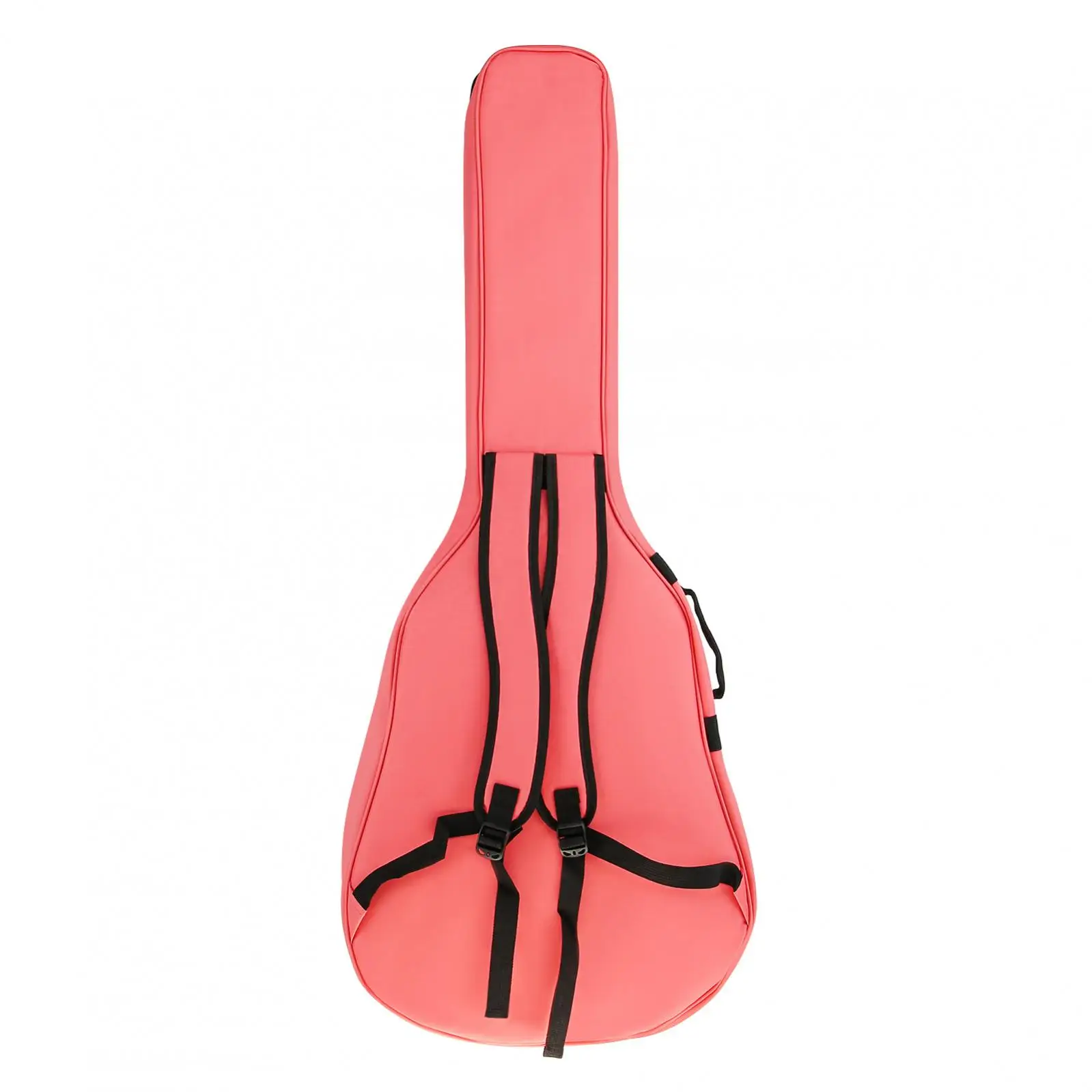 Waterproof Oxford Cloth Pink Acoustic Guitar Gig Bag for 40 41Inch Acoustic Guitar with Neck Strap, Soft Guitar Case