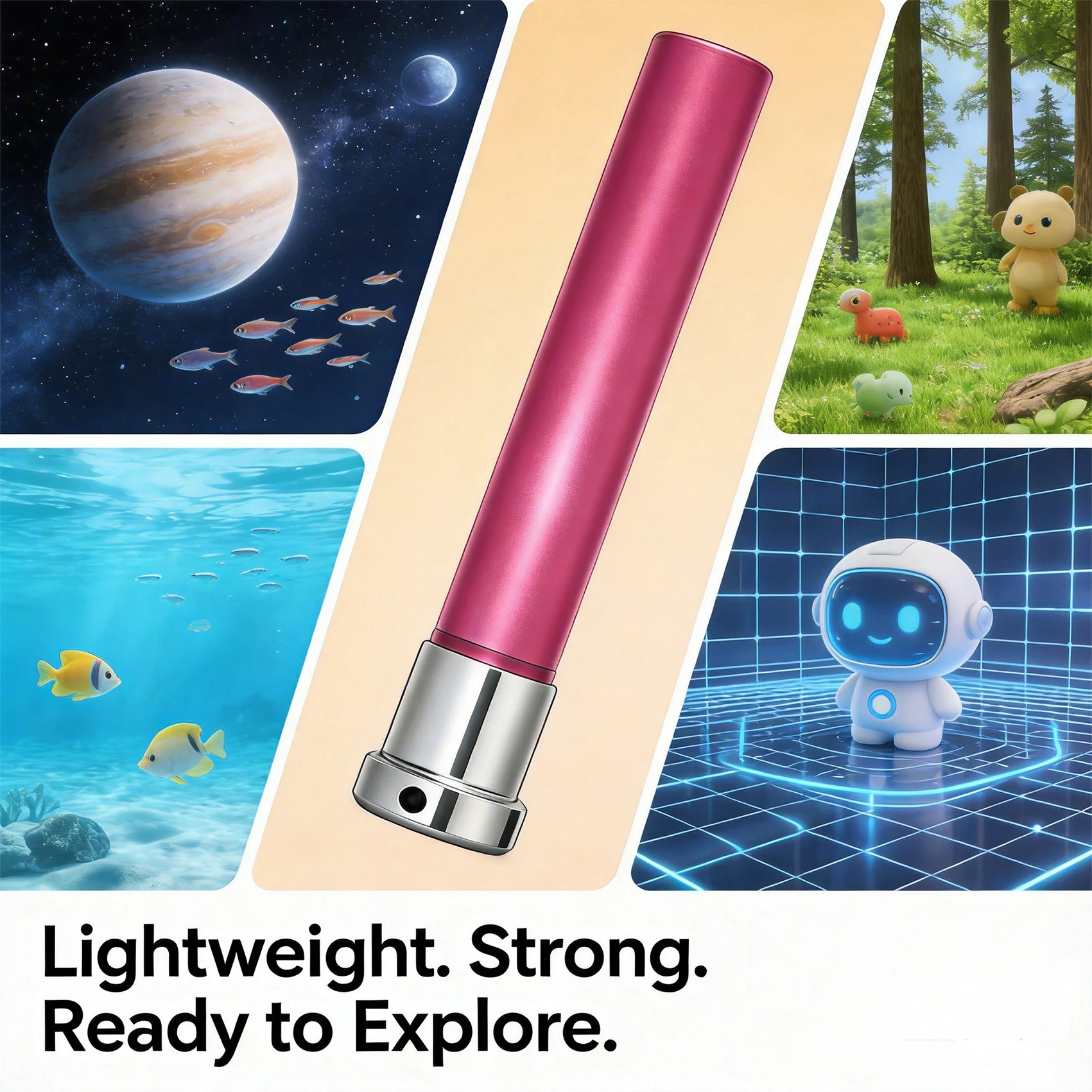 Lightweight Brand New One-piece Aluminum Alloy Prosthesis Fittings for Children Special Connecting Tube for Children's Prosthese