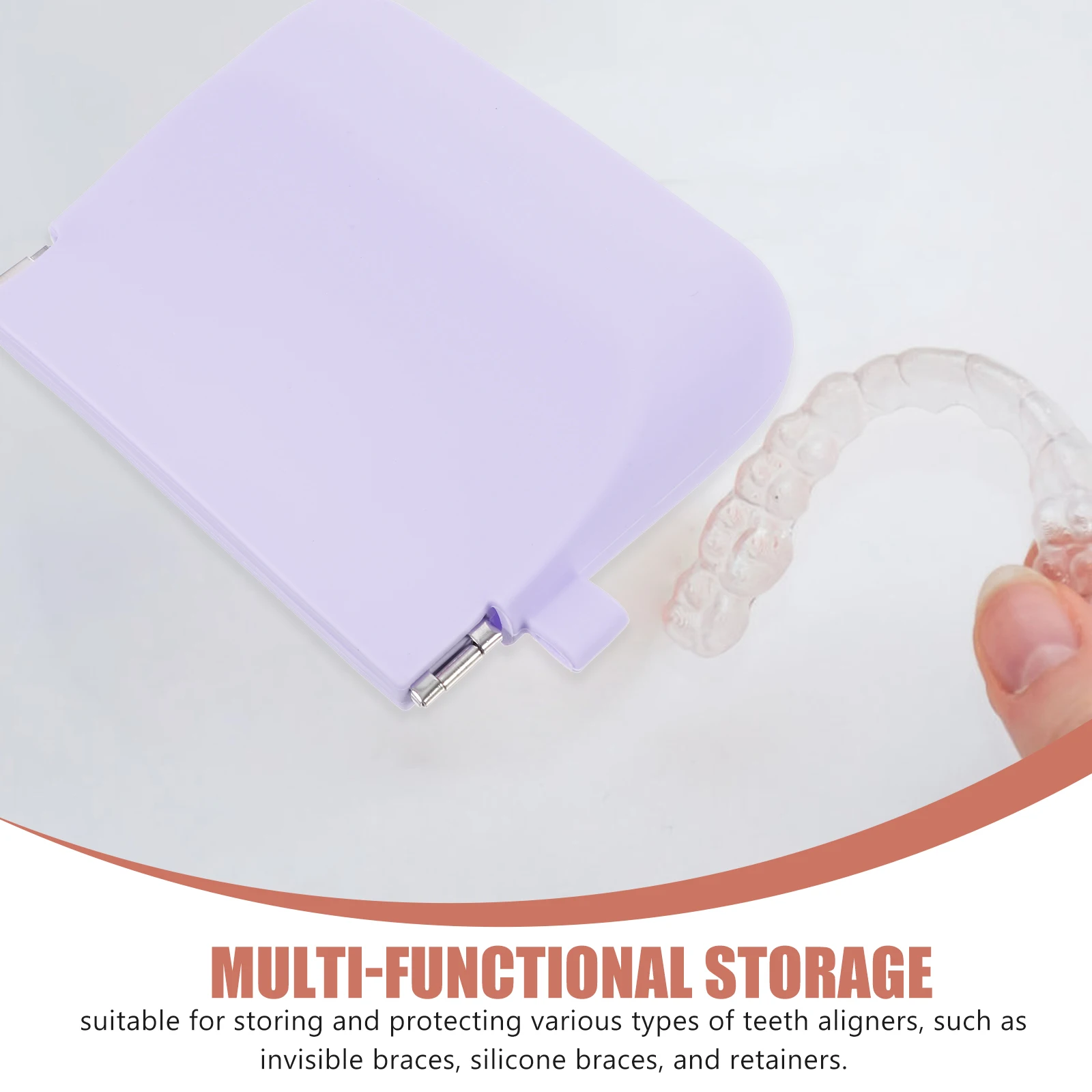 

Ящик для хранения брекетов, контейнер для чистки фиолетового силикагеля, держатель для ухода за полостью рта, путешествия