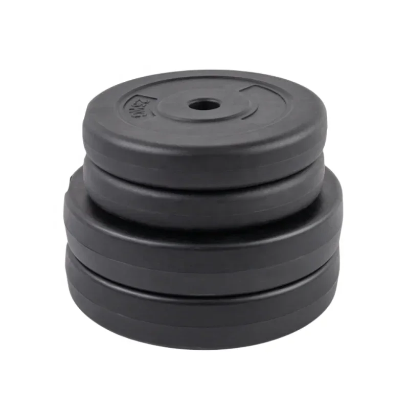 New Product Hot Selling Gym Equipment Muscle Strength Training Cement Dumbbell Adjustable Plastic Discs 20kg 25kg