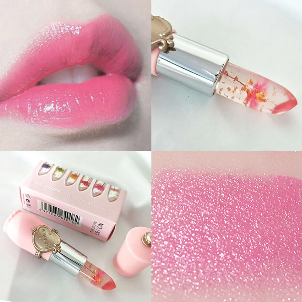 Bálsamo labial hidratante de longa duração, batom tipo flor, maquiagem, cosméticos, tslm2