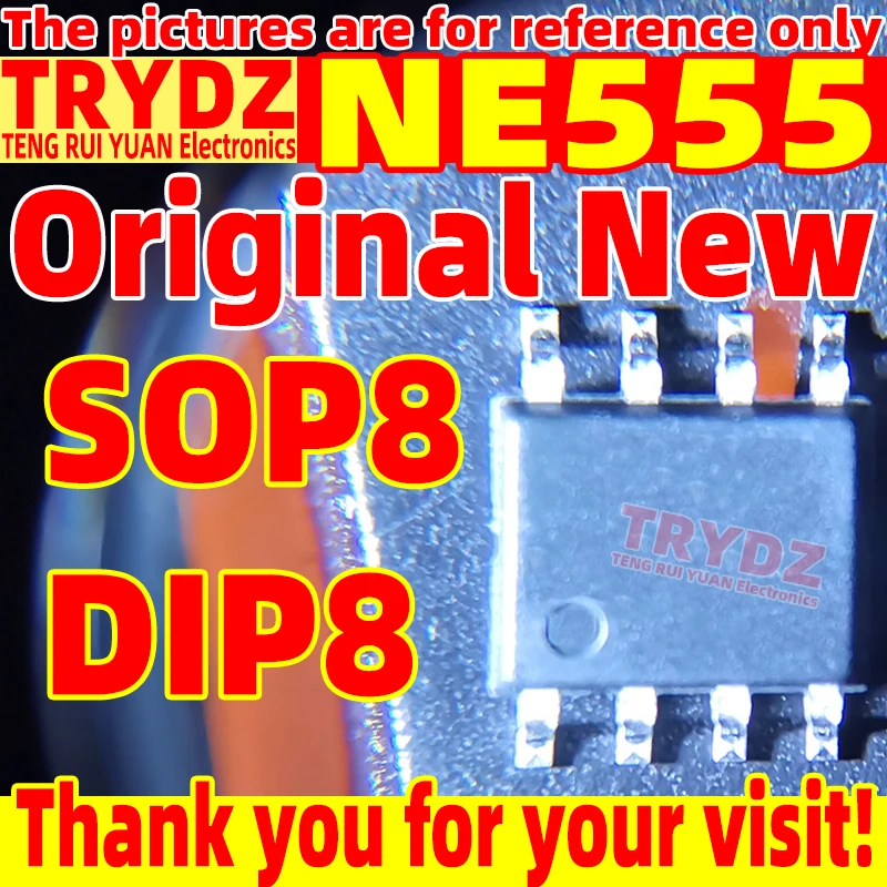 50-10pcs Original New NE555DR NE555P SOP8 DIP8
