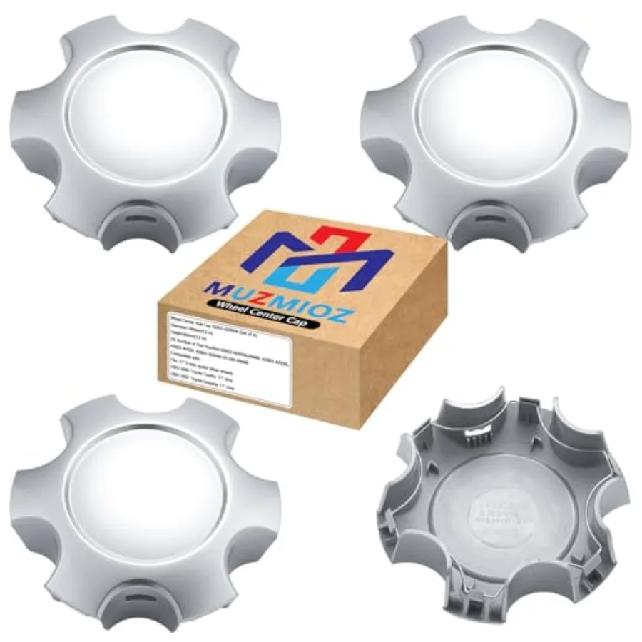 

Wheel Center Hub Cap Center Cover Hubcap Fit 7" Wheels Compatible with Toyota Sequoia and Tundra 2003-2007 For # 2603-AF020 260