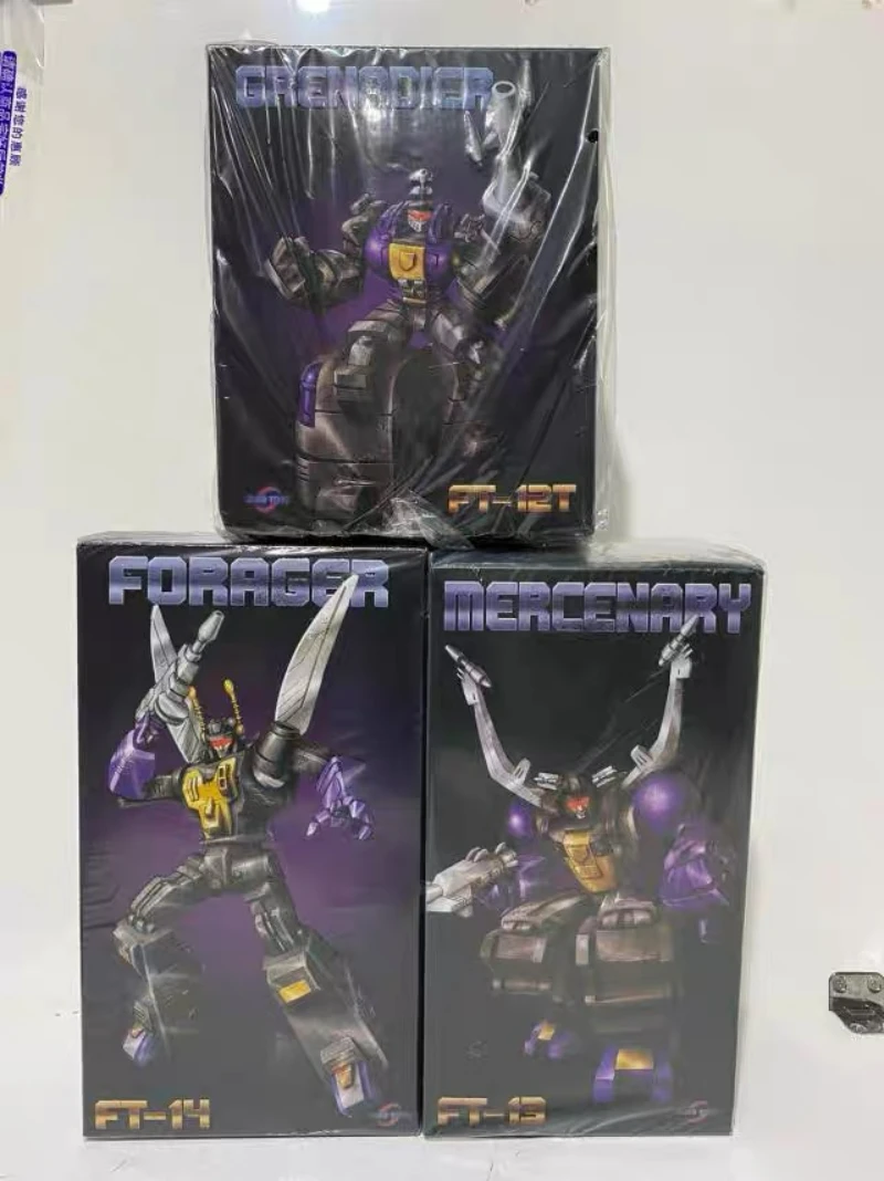 【NEW IN STOCK】Transformation FansToys FT FT-12T FT-13 FT-14 Insecticon Kickback SHRAPNEL Bombshell Mp Ratio Robot Action Figure