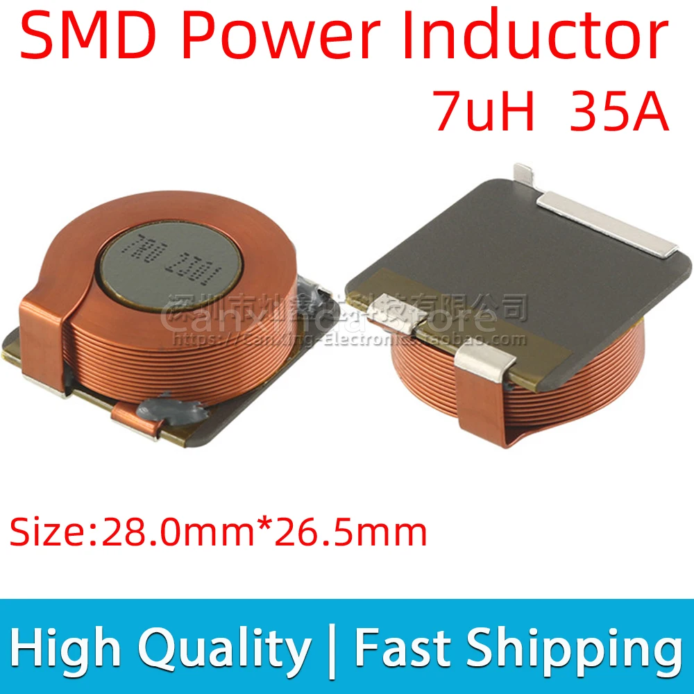 

MR2810SG7R0K SMD SMT Power Inductor Inductance 7uH 35A High Current Flat Copper Coils Filter Lightning protection lightningproof