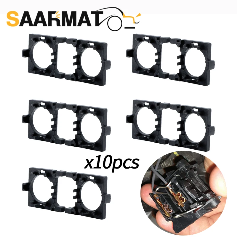 10pcs H7 LED Headlight Bulb Holders Adapters Base Socket Retainers For Ford Focus MK2 MK3 Mondeo MK4 For Land Rover Free Lander
