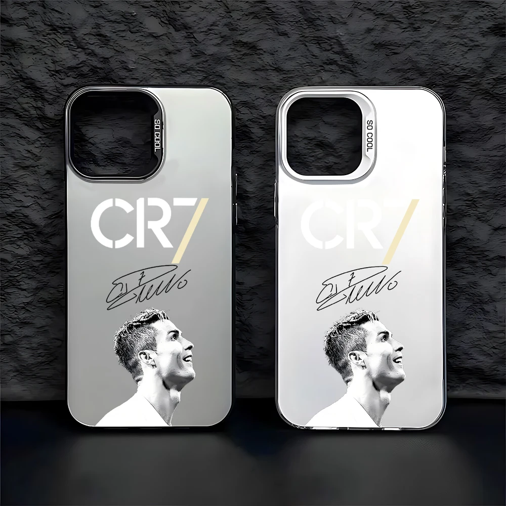 Football Star CR7 Phone Case For iPhone 16 15 14 13 12 11 mini Pro Max X XR XSMAX 8 7 Plus Anti Fall Matte Back Cover - náhled 4