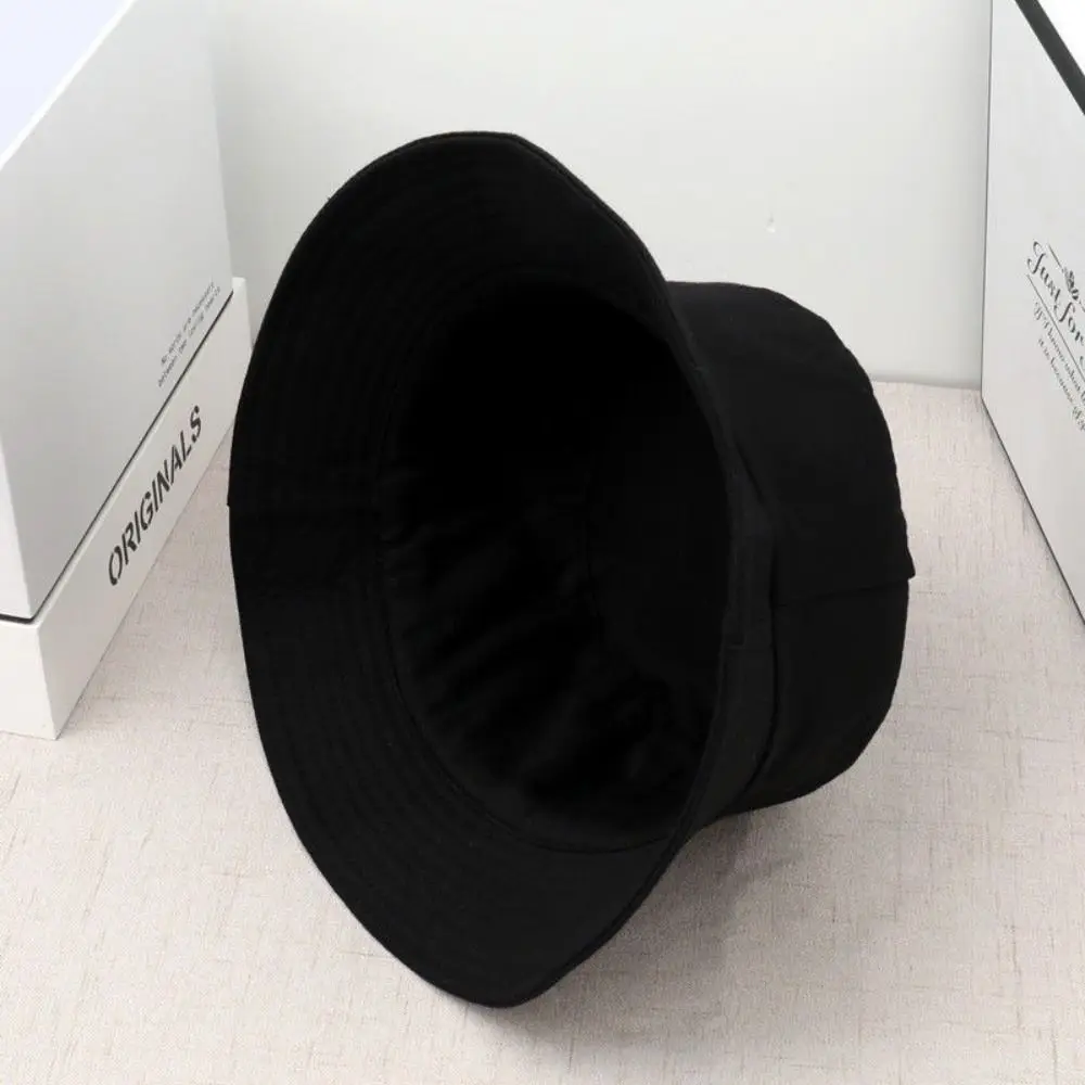 Spring Summer Double-Sided Bucket Hat Big Brim Sun Protection Sun Hat Foldable Portable Fisherman Cap Women Men