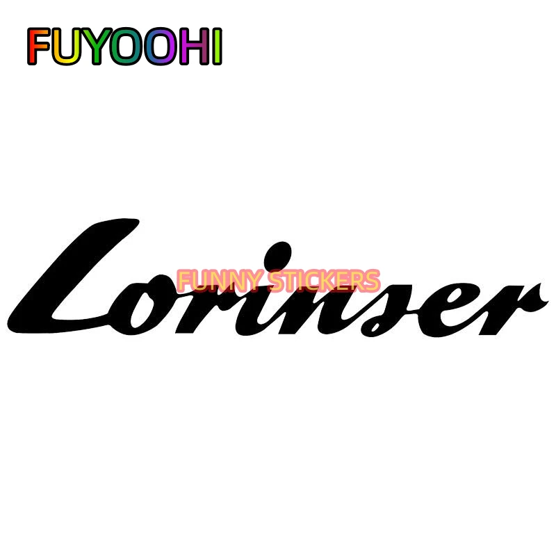 FUYOOHI Lorinser Car Sticker Waterproof Scratch Resistant Vinyl Decal Living Wardrobe Bathroom Personality Decoration