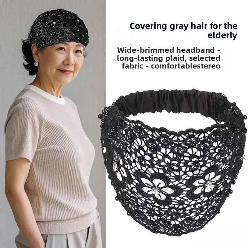 

Summer Lace Hollow out Hat Women's Outdoor Wear Hairband ay Hair Covering Rural Sle Hairband Non Cusizable Faion Acc...