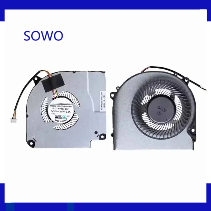 New CPU Cooling Fan GPU FAN for Hasee Z7M-CT5NA Z7M-CT7NA Z6-CT5NA Z7M-CT7NK