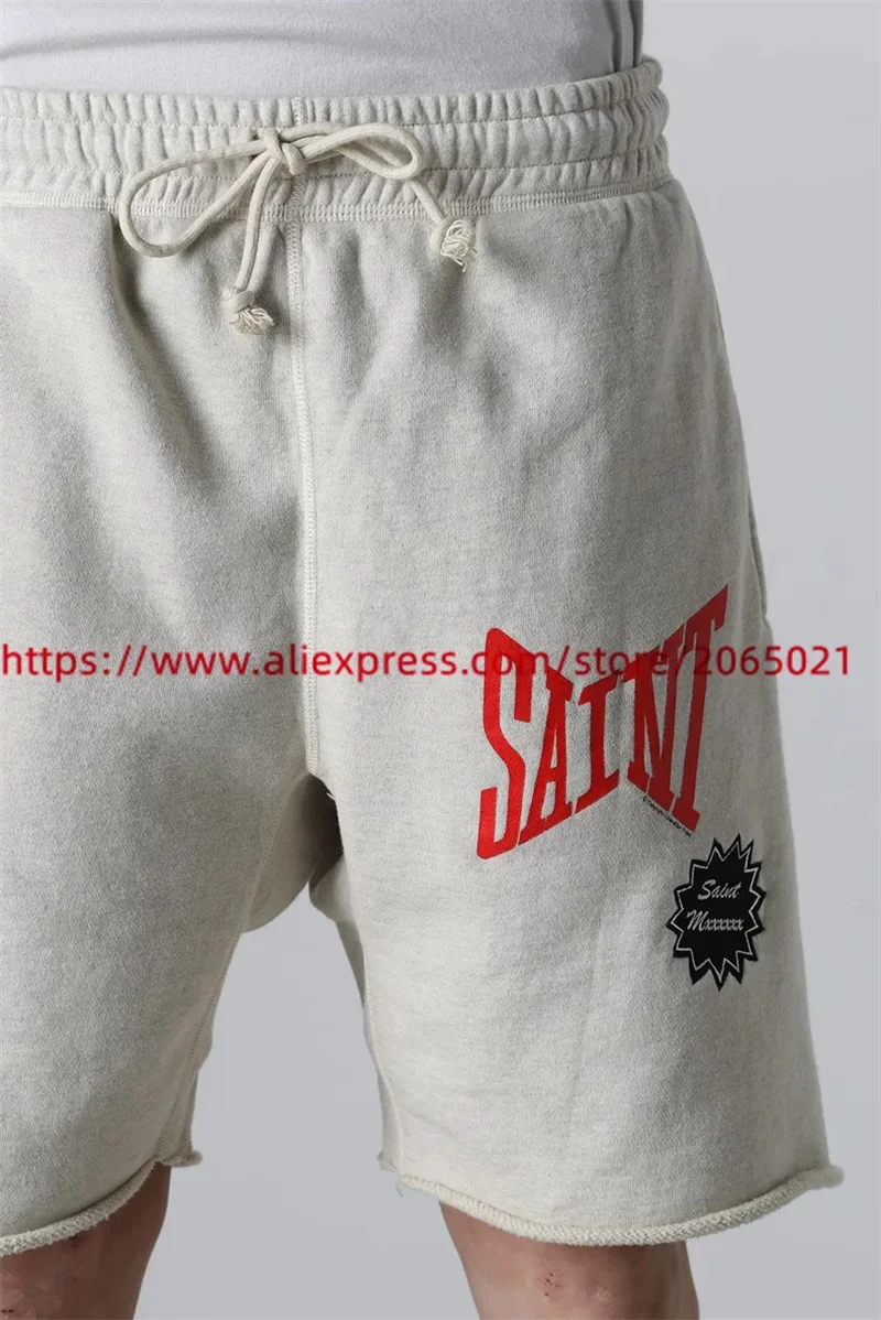 Saint Shorts Men Women Best Quality Casual Jogger Drawstring Loose Breeches With Tags