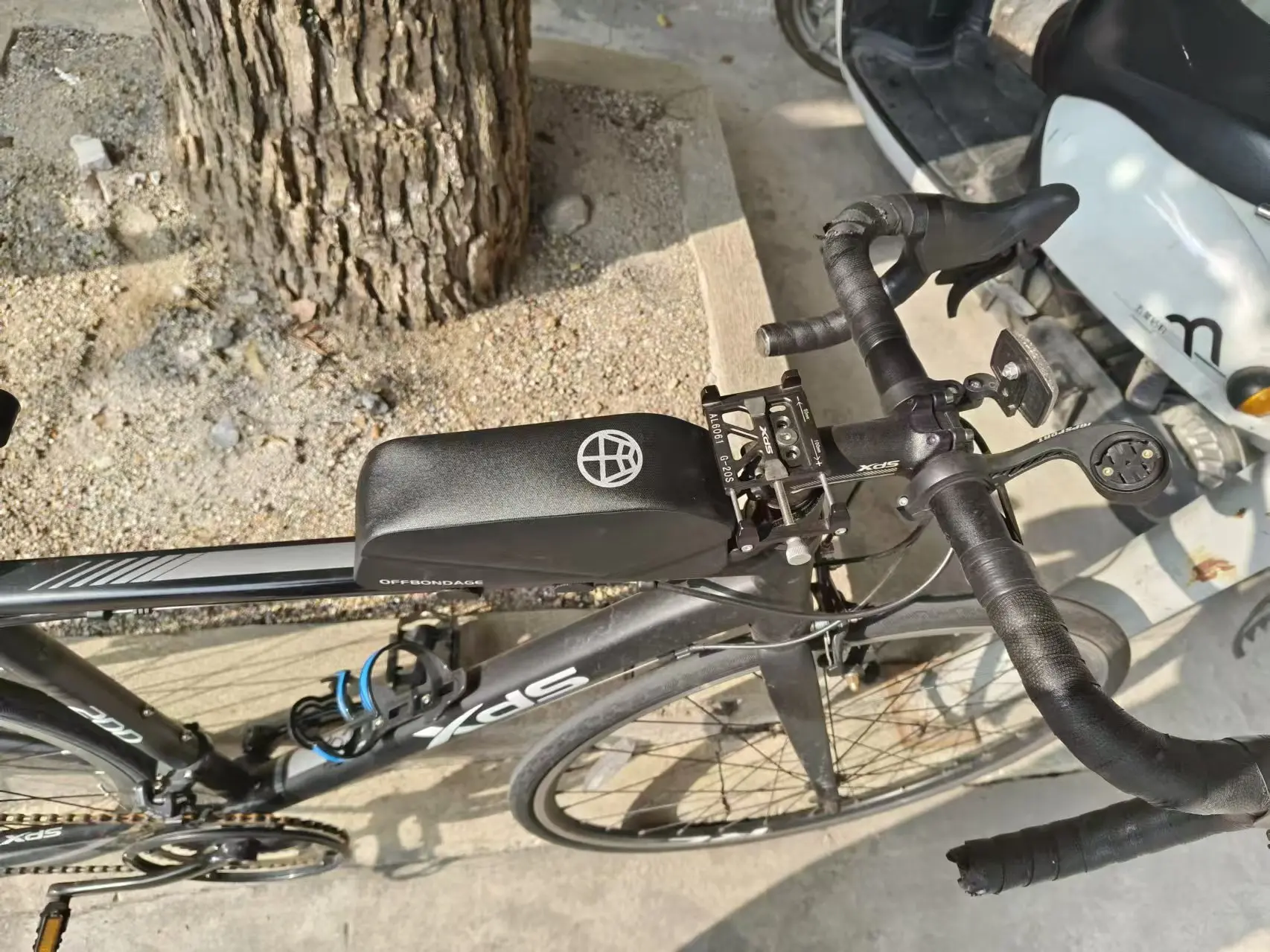 

OFFBONDAGE Bicycle Top Tube Bag Waterproof Bike Front Frame Bag, Fits MTB Road Bike Large Capacity Pannier, Cycling Accessories