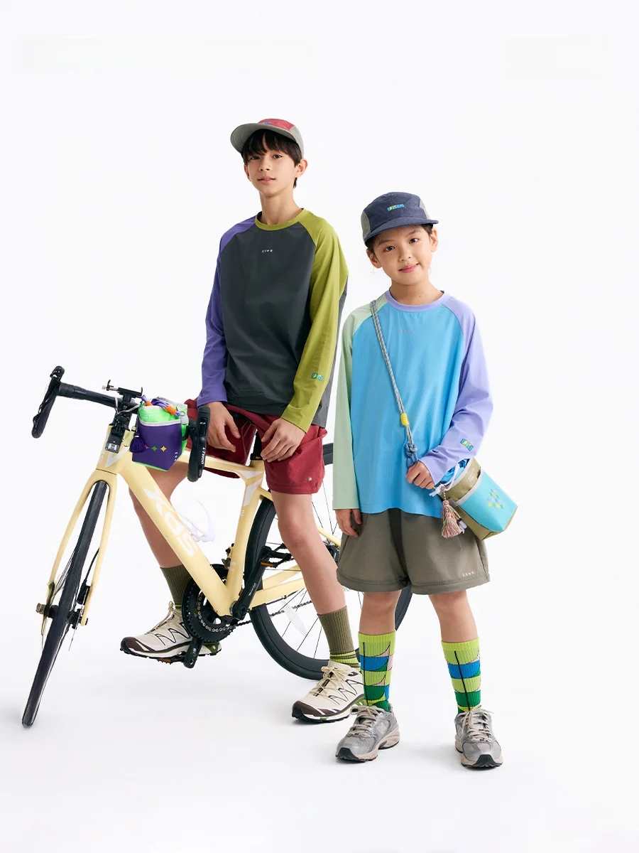 chopiyopi-kids'-spor-long-sve-t-shirt-leggera-color-blo-base-irt-per-bambini-medi-e-grandi-nylon-elastico-polye