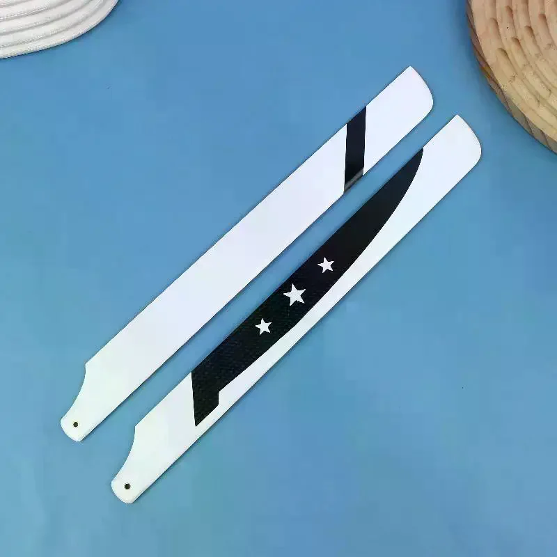 

For 450 Series RC Helicopter Glass Carbon Main Rotor Blade Replacement Parts DIY RC Helicopter Propeller Accessories 1Pair