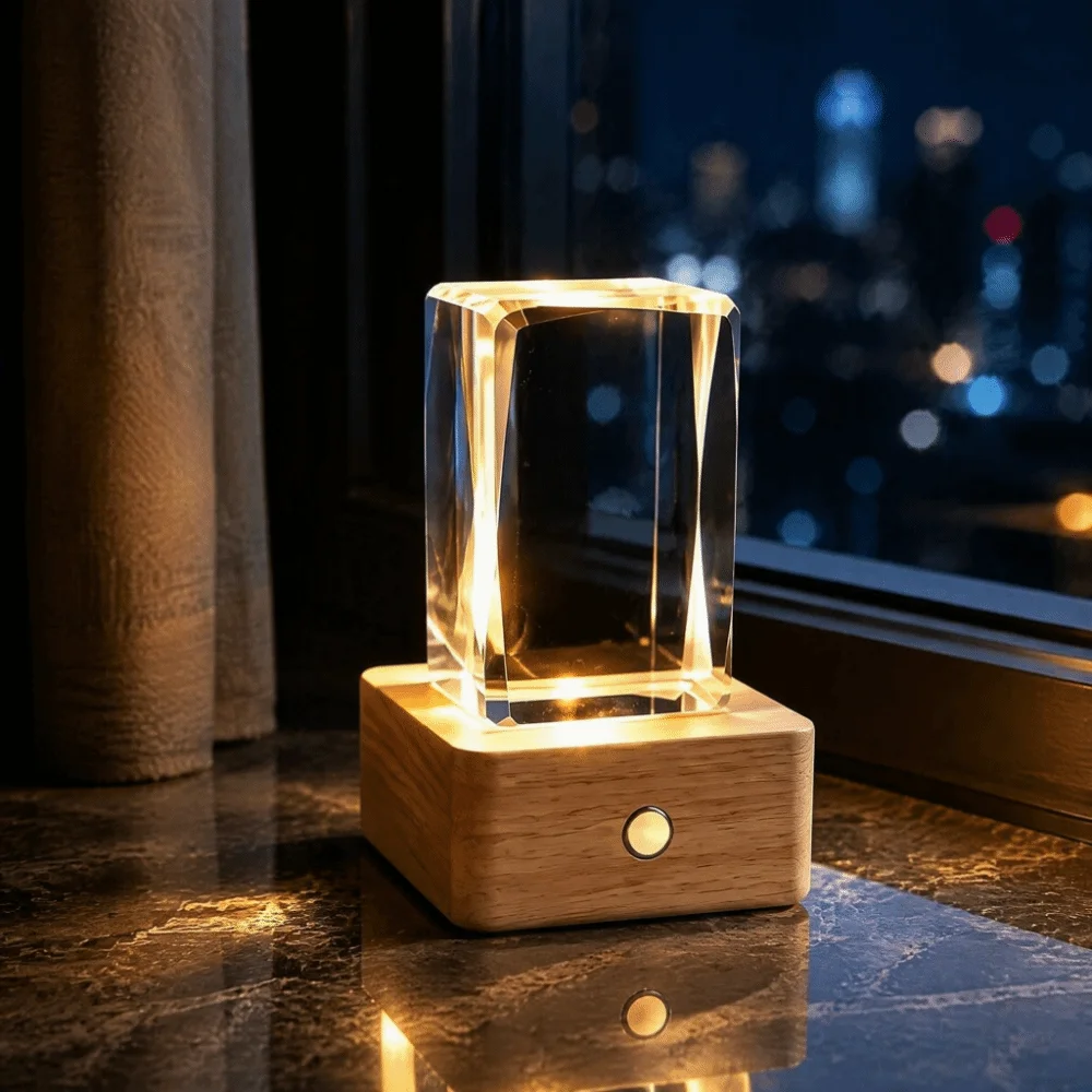 High-Transparency K9 Crystal Cube Clear Crystal Optical Crystal Crystal Square Block Smooth Polished Blank Surface