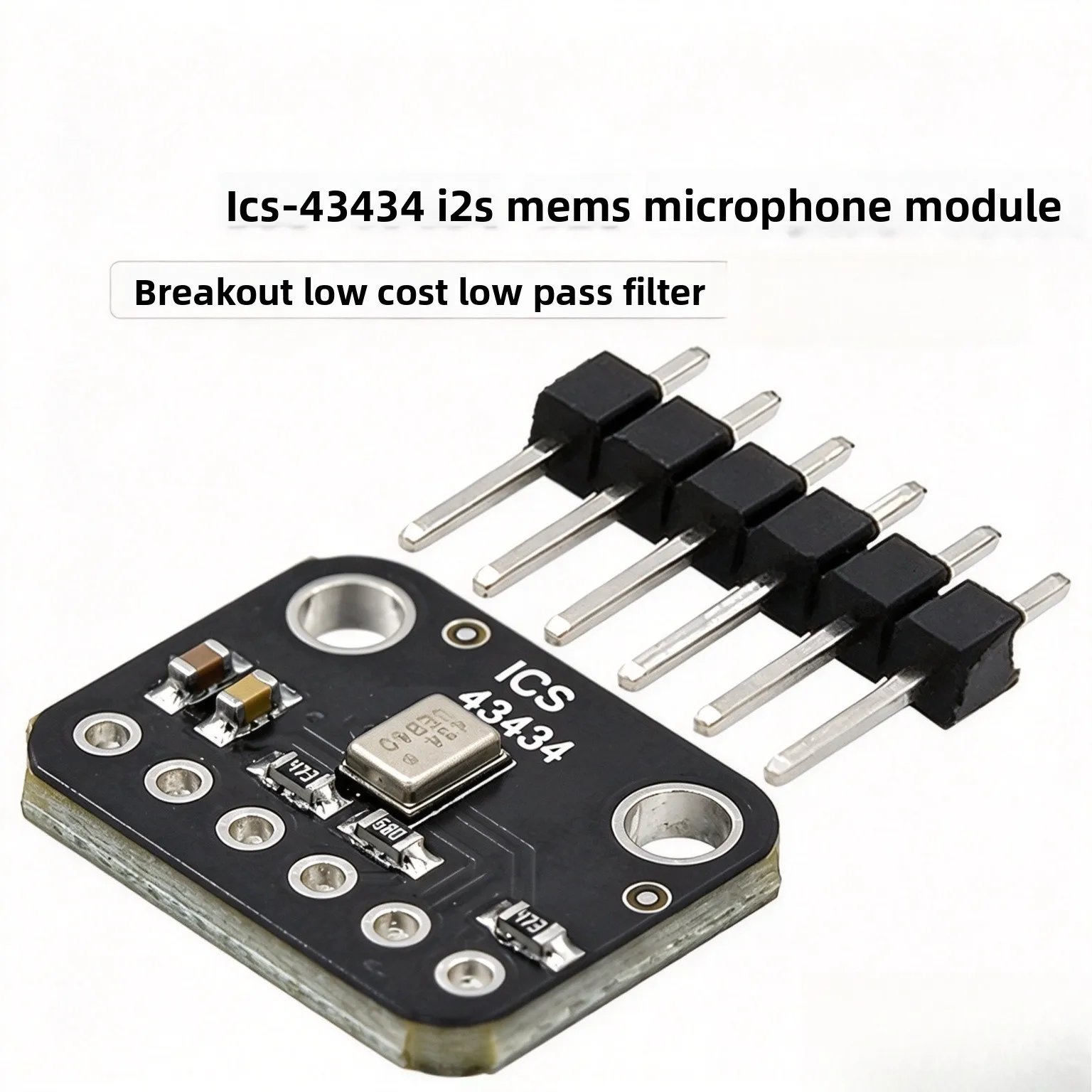 CS - 43434 I2S MEMS Microphone Module Breakout - Low-cost Low-pass Filter