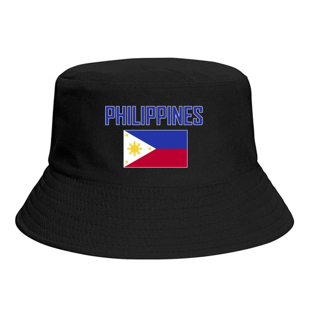 

2025 New Hat PHILIPPINES Flag Bucket Hats Print Cool Fans Sun Shade Simple Classic Outdoor Summer Fisherman Caps Fishing Cap