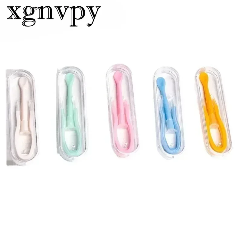 Xgnvpy One Silicone Clamp Drink Contact Lens Wear Clamp Bar Group Box Matching Supplies Set Glasses Set Beauty