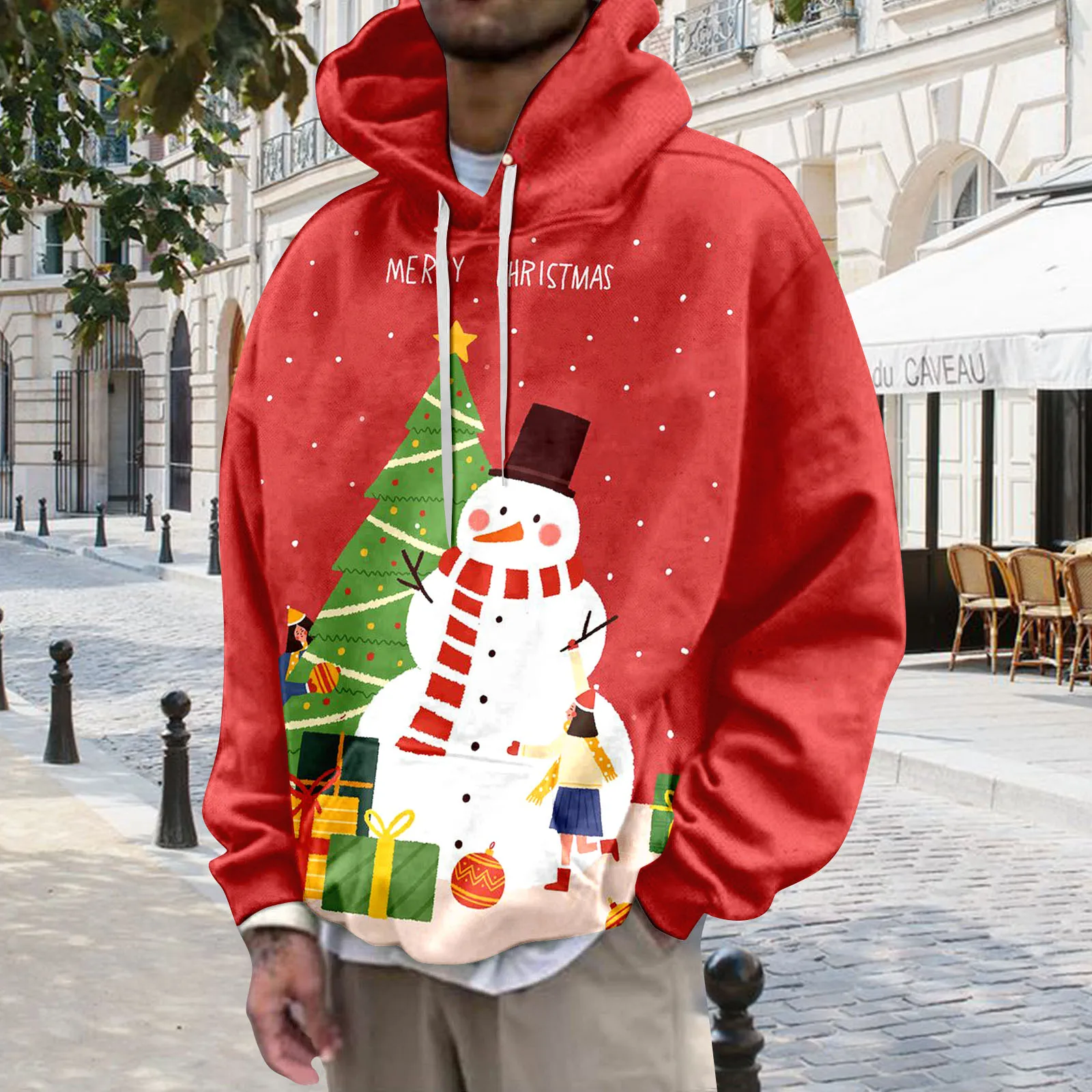 

Christmas Ornament Graphic Pullovers Clothing New In Hoodies & Sweatshirts Santa Claus Xmas Fashion New 3D Print Merry Christmas