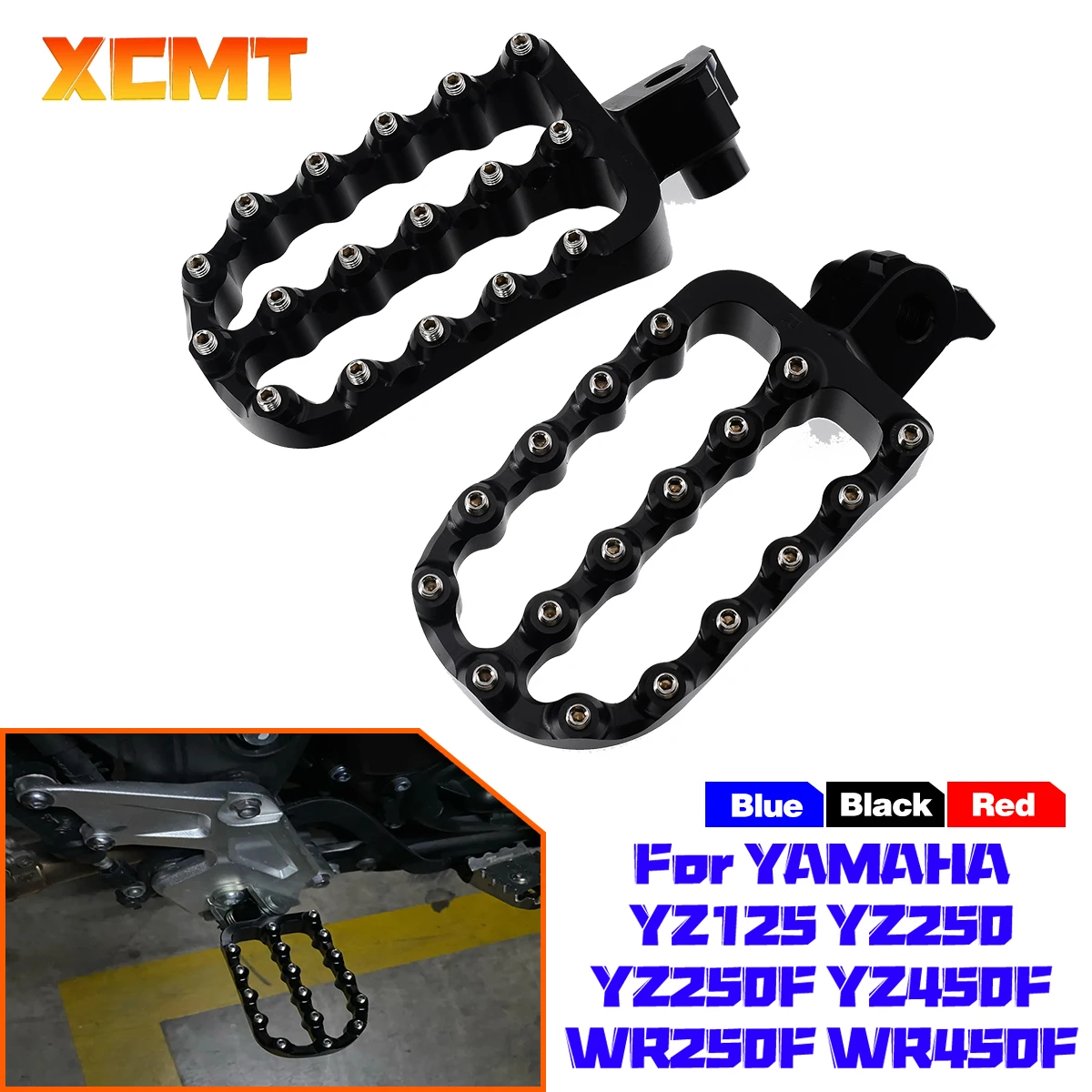 

For Yamaha Tenere 700 XTZ 700 2019-2024 Wide Footrest Foot Peg Foot Rest Brake Lever Pedal Extender Tenere700 Rally 2020-2024