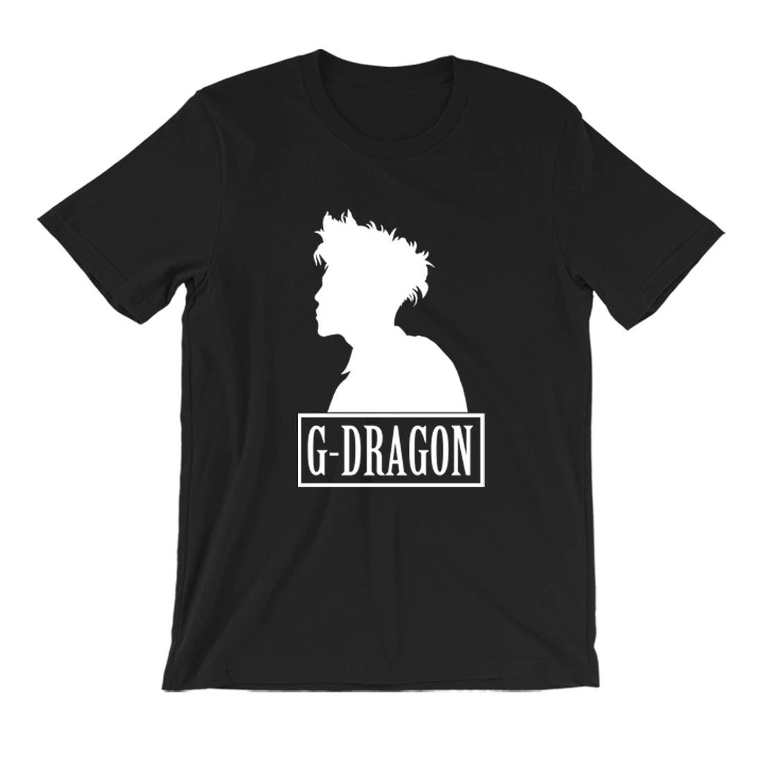 Men Women Kids G‑Dragon Silhouette Cotton T‑Shirt Kpop BIGBANG Fan Merch Portrait Graphic Casual Short Sleeve Streetwear Tee