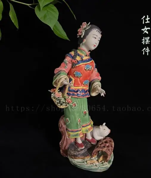 Boneka Shiwan classic beauty master wanita baik dari tokoh tembikar kuno dihiasi besar untuk mengirim pacar hadiah