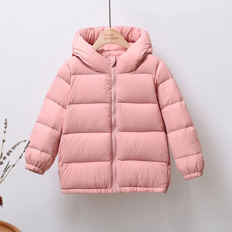 

Children's down jacket, boys' autumn and winter, middle-aged and adult children's winter, thick white duck down, girls' bread ja