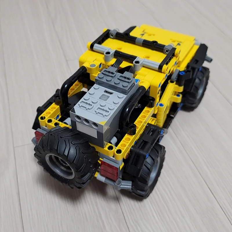 Mécanisme d'engrenage de construction MOC 4x4, 687 pièces, modèle de bricolage, blocs de construction, jouets d'anniversaire, cadeau